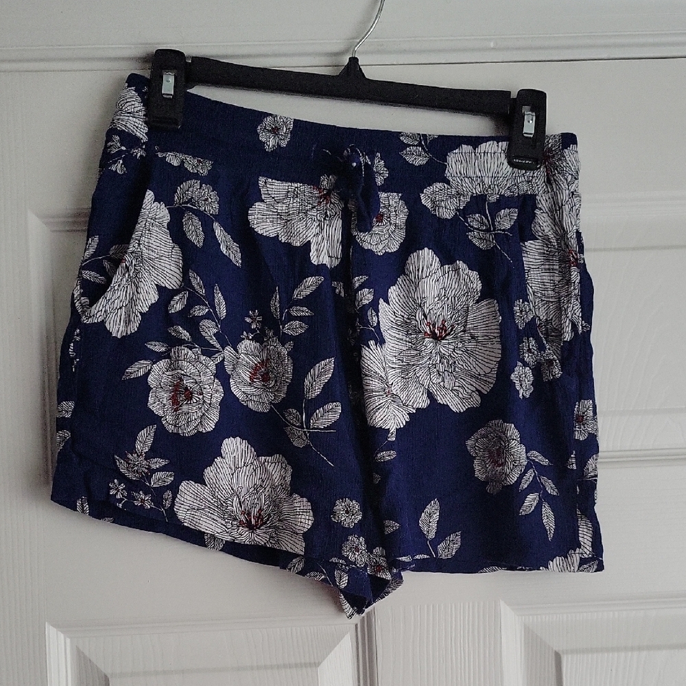 C Wonder Floral Navy Women's Shorts